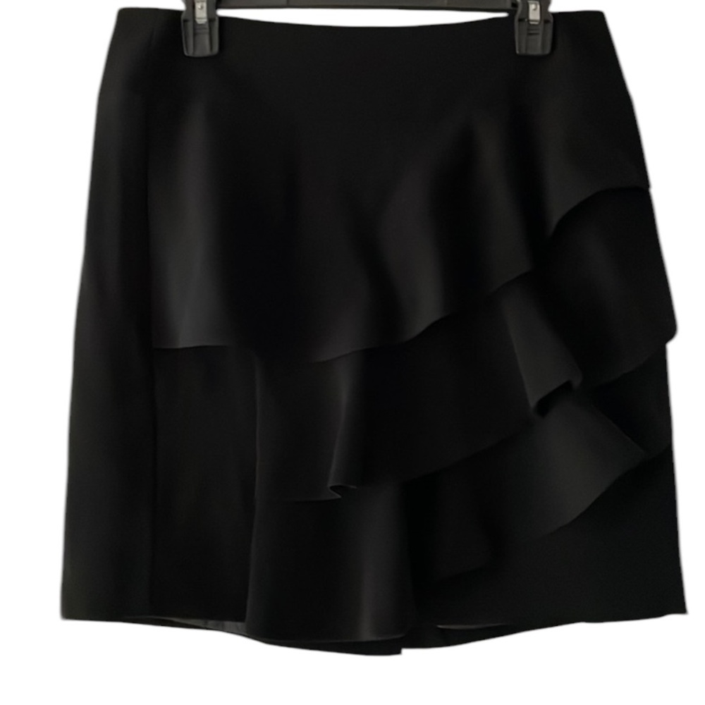 I•N•C international concepts black mini ruffle skirt